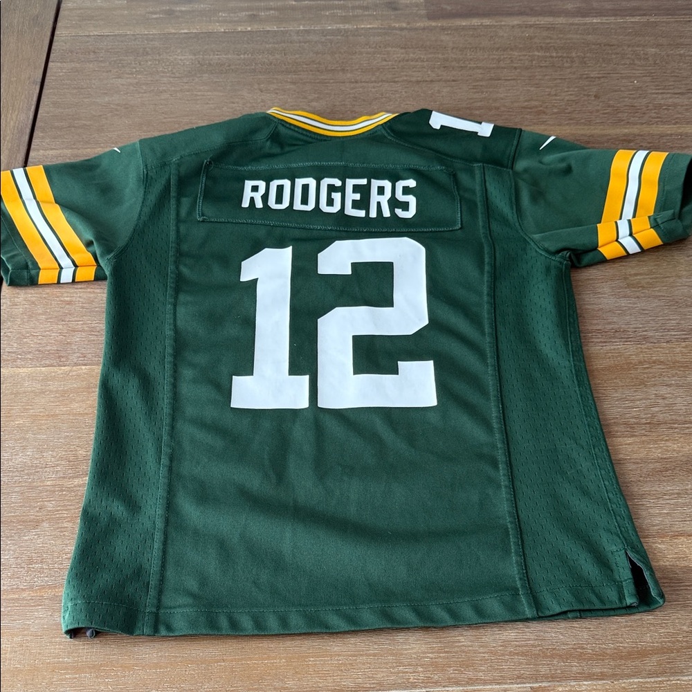 Aaron Rodgers Green Bay Packers Jersey #12 Size YM - Picture 2 of 2